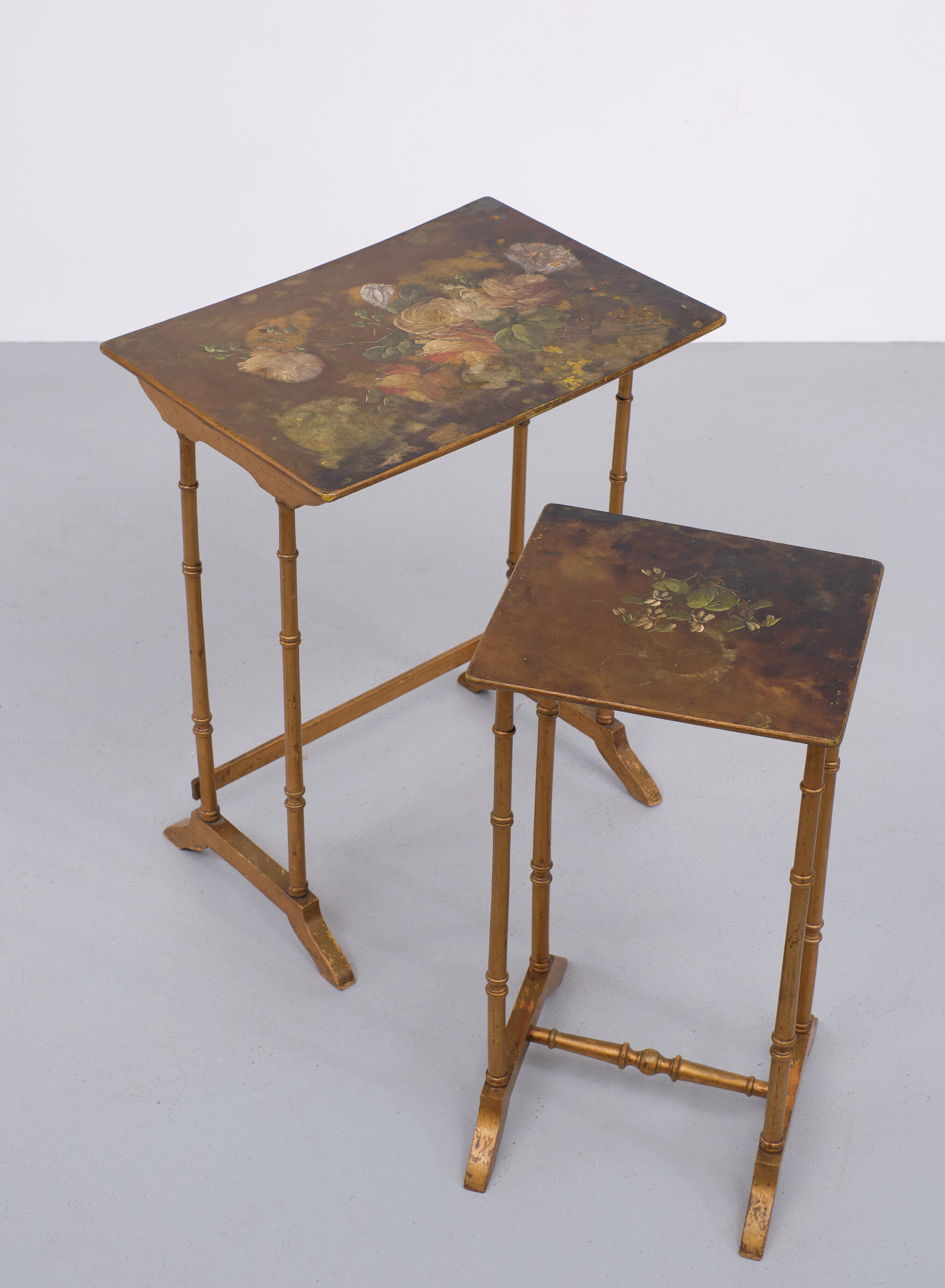 France art nouveau side tables japonisme style