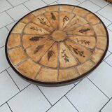 Roger Capron Ceramic Herbier Coffee Table Circa 1960