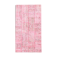 Tapis patchwork vintage soft pink 4x7 225x123cm