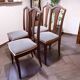 Set of 4 Art Nouveau dining chairs