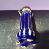 Ancien Vase Rouleau ART DECO + Anses Céramique Émaillée Vintage