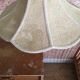 Rattan flower hanging lamp