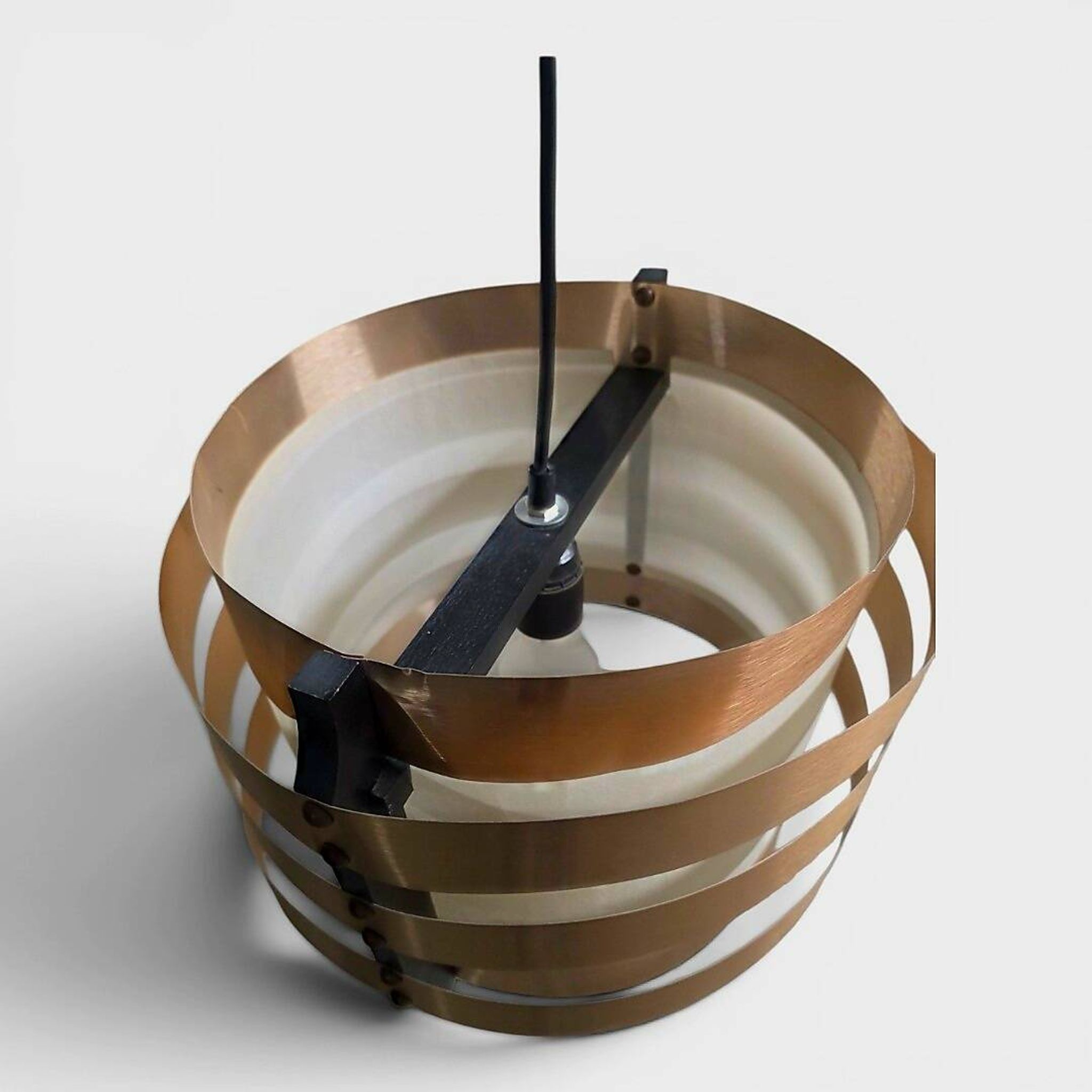 Suspension Space Age – Copper & Scandinavian Design – Circa 1970