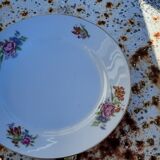 Plat rond porcelaine