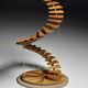 Staircase scale model vintage 90cm