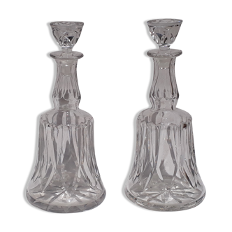 Ensemble 2 pièces Baccarat, cristal de Saint Louis