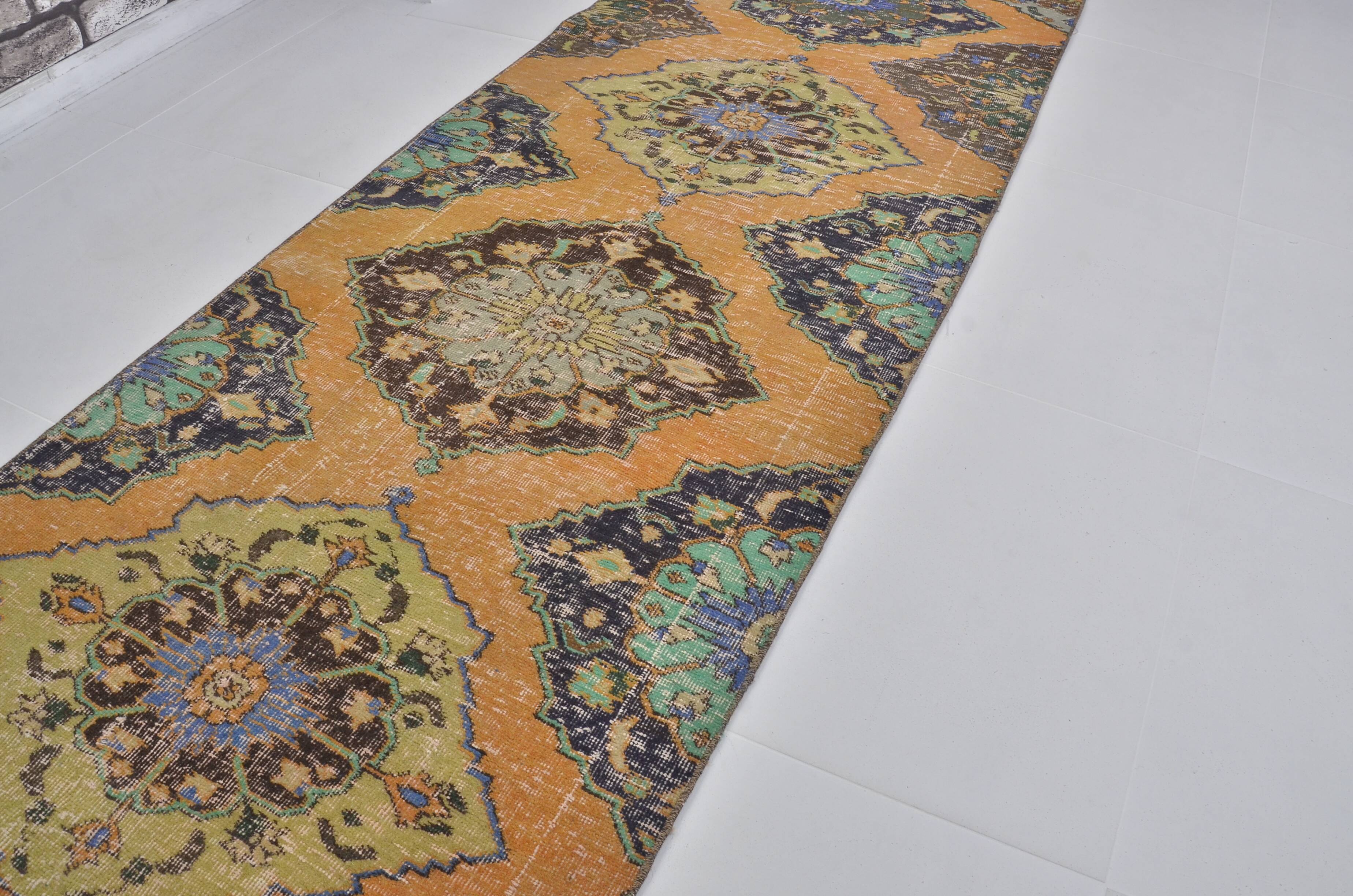 Colourful Vintage Oushak Runner Sku2480