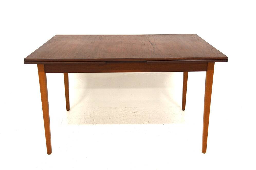 Teak "wallet" dining table, Sweden, 1960s