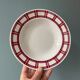 Série de 11 assiettes creuses vintage en faïence de Badonviller
