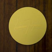 Rare meuble de bar italien marqueté "Paganini", signé Luciano Frigerio, années 1975