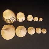 Small woven nesting baskets