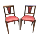 Pair of old chairs art deco