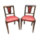 Pair of old chairs art deco