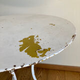 Antique garden pedestal table 1900
