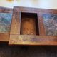 Oak coffee table Wood slate France 1960s