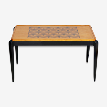 Table basse en motif Seigaiha