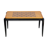 Table basse en motif Seigaiha