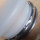 Large vintage chrome and glass ceiling light 1970