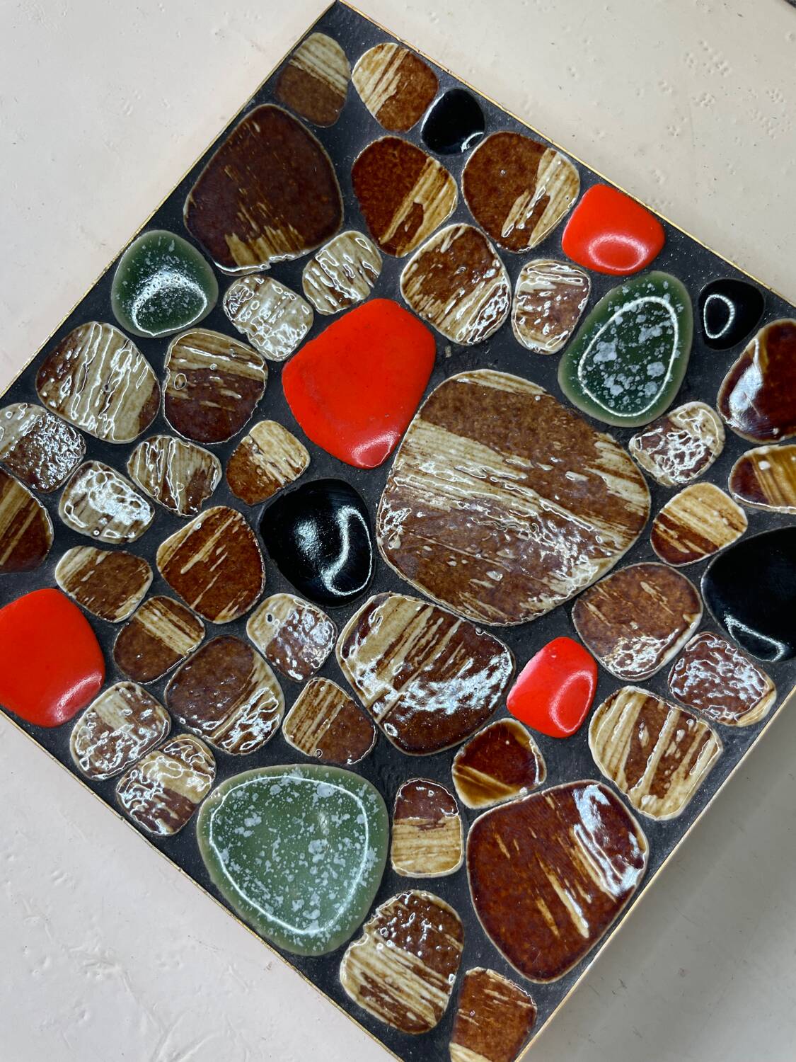 Empty mosaic pocket from the 70s