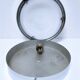 Wall lamp Art Deco opaline chromed metal 30s