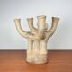 German Studio Pottery Sculptural Candleholder from Hans Fischer, 1980s