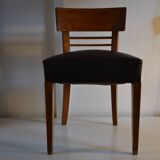 Chair 1940, cherry and leather