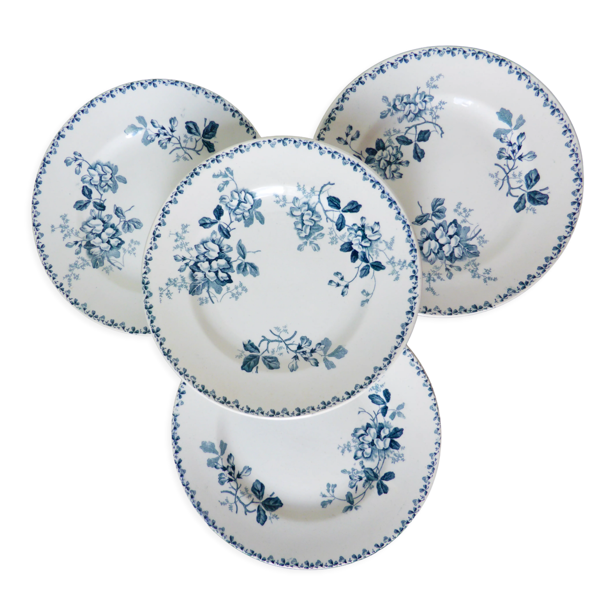 4 flat plates in iron earth St Amand and Hamage model Acacia 2008162