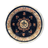 Chinese round knoated hand rug 190 cm diameter