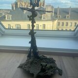 Porte cannes, porte parapluie en bronze