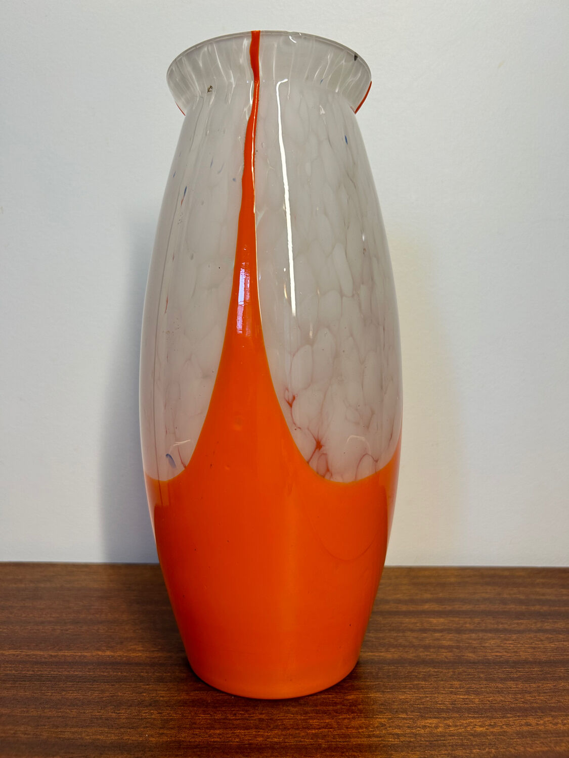 Art Deco glass vase from Clichy