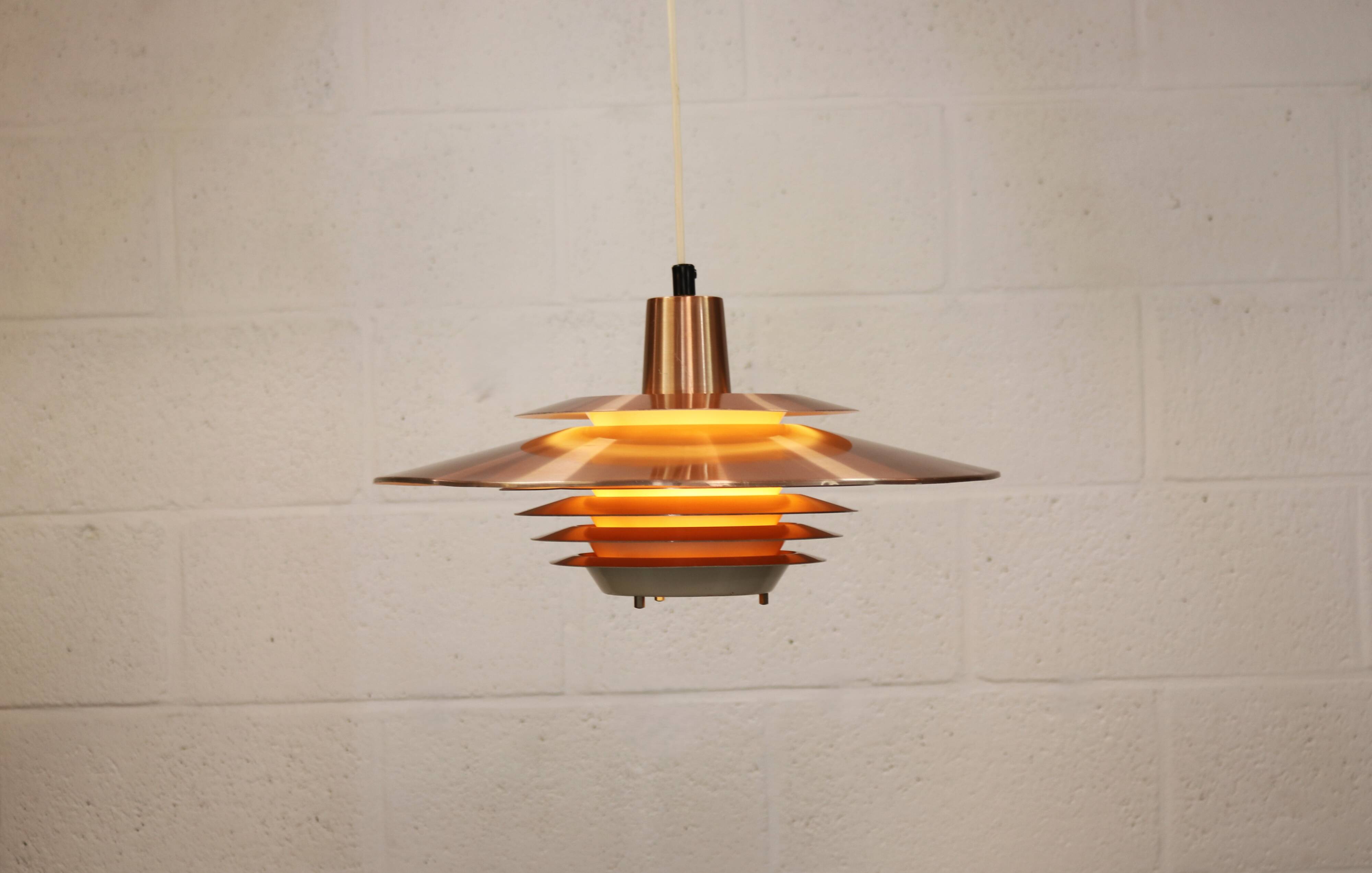 Very rare old Danish design lamp by Teknika model 410 - 60's