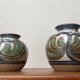 Cactus series round vases in ceramic from the mid-century modern Danish studio Søholm, 1960s, set of 2.