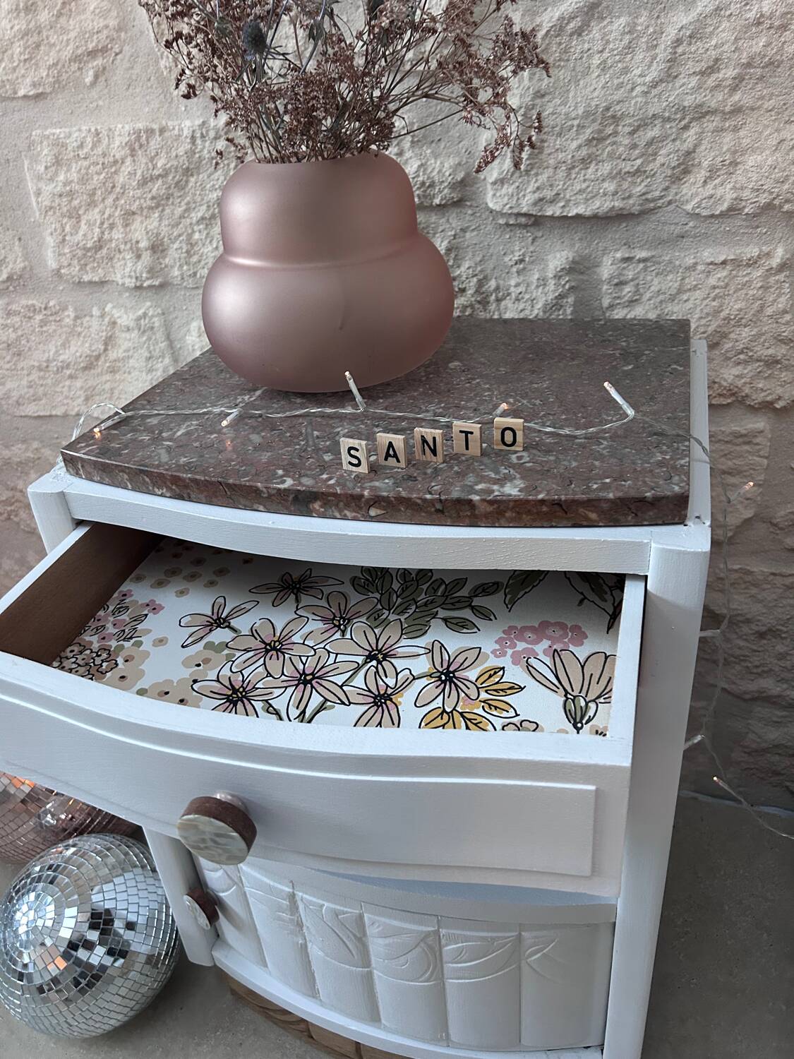 Art Deco bedside table