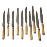 Couteaux Estebe, virole argent