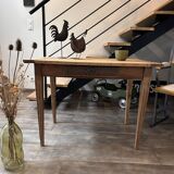 Renovated solid farmhouse table