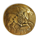Max Le Verrier Ashtray Pegasus in bronze
