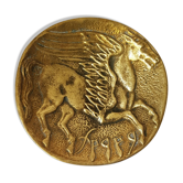 Max Le Verrier Ashtray Pegasus in bronze
