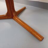 Bernhard Pedersen & Son Vintage Danish Scandinavian Round Coffee Table Teak