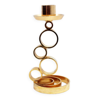 Vintage brass candle holder