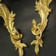 Paire de grandes appliques style Rocaille / Rococo fin XIXe