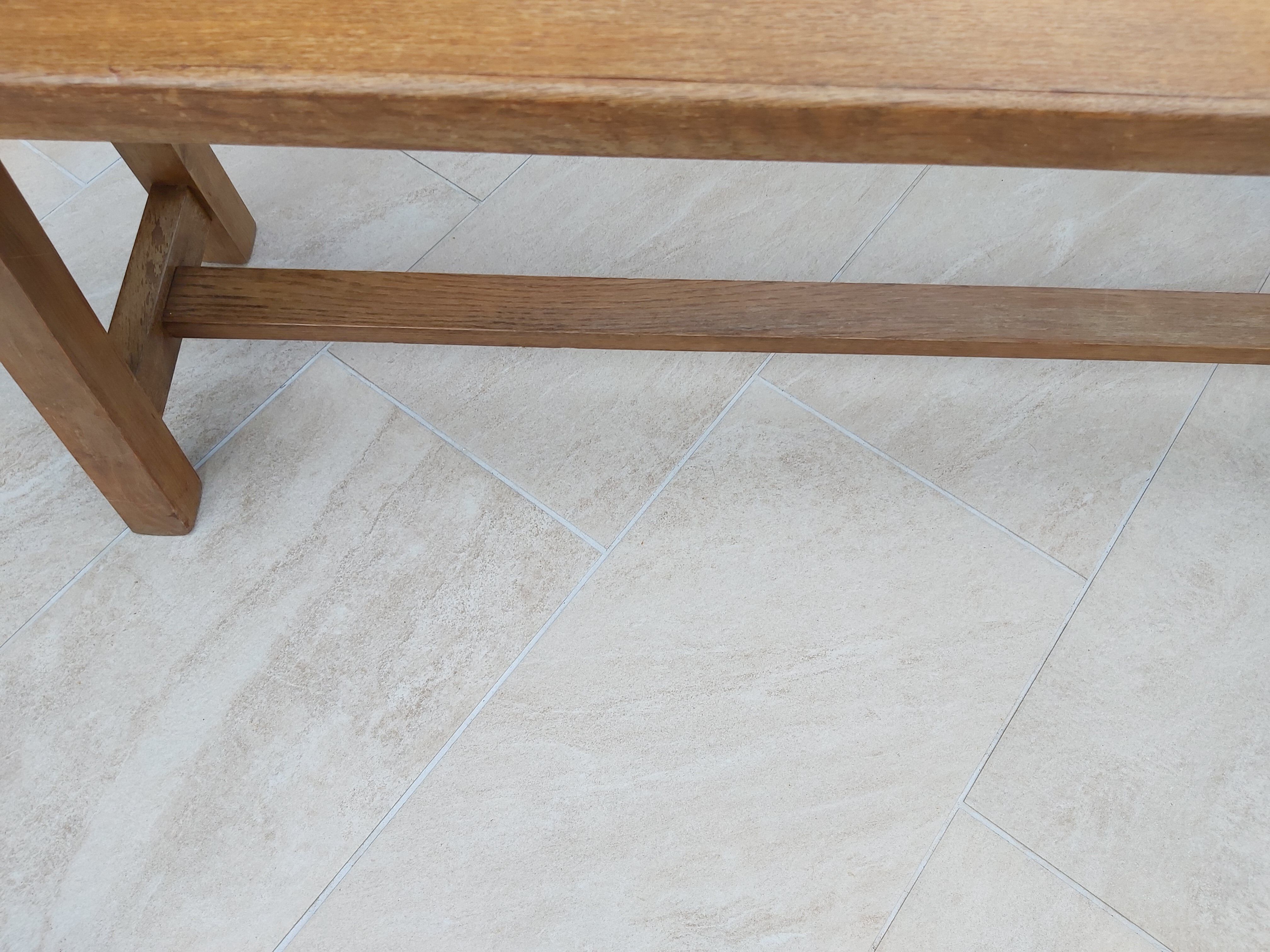 Pair of oak benches