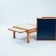 Table basse modulaire PAR4 par Bernard Vuarnesson pour Bellato, Italie, années 1970
