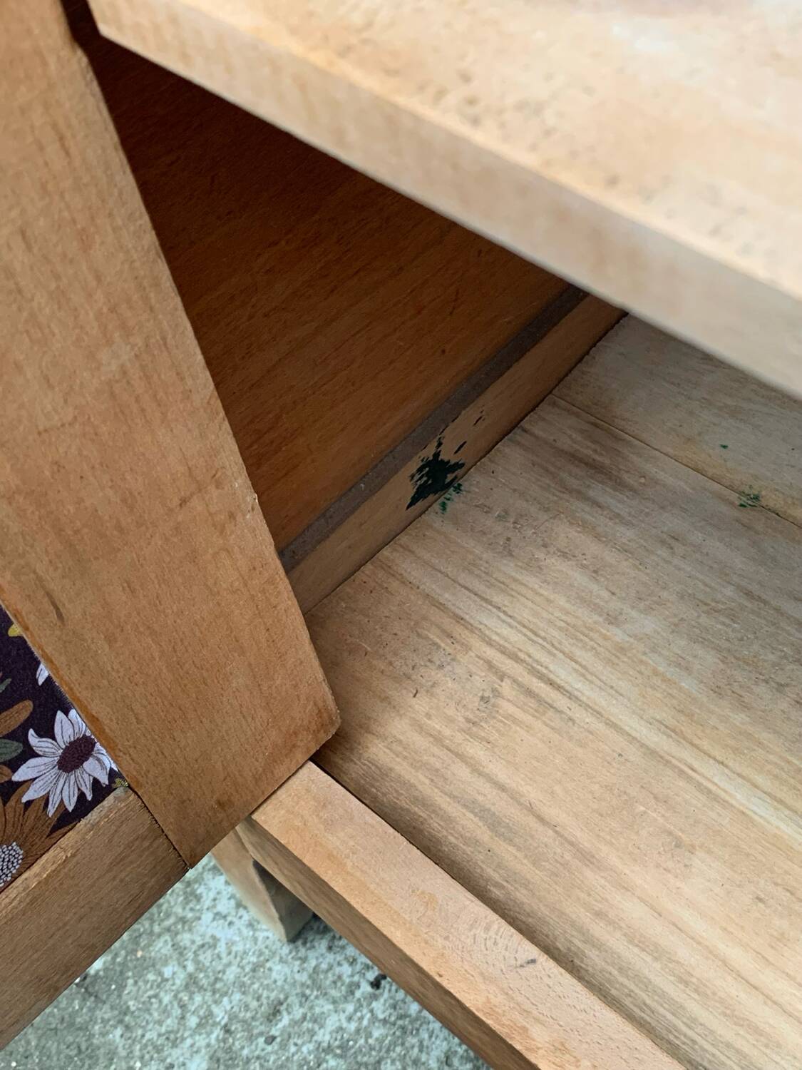 Buffet parisien bois brut 1940 H100