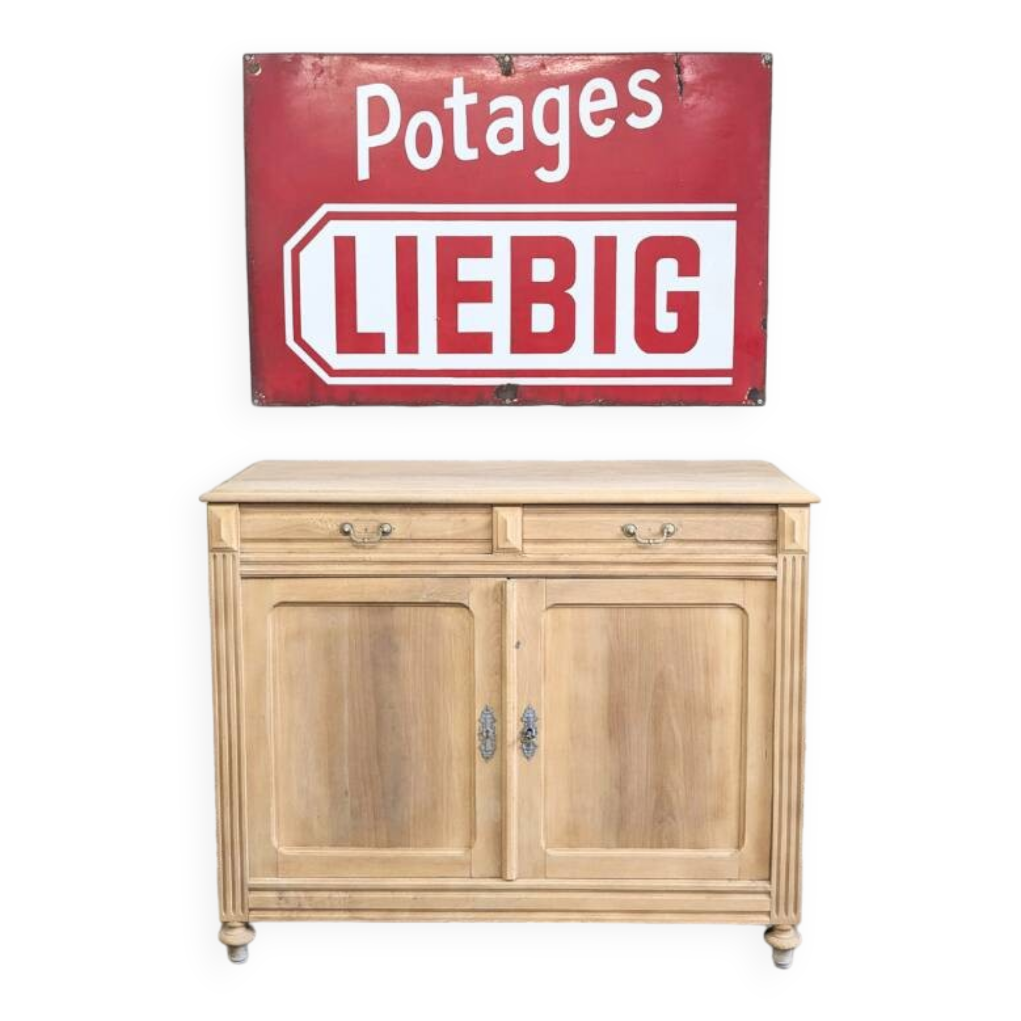 Raw Wood Art Deco Buffet