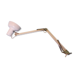 Enamelled tole articulated lamp - 2 arms - 70s