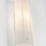 Pair of wall sconces in opal glass by Peill & Putzler, Germany