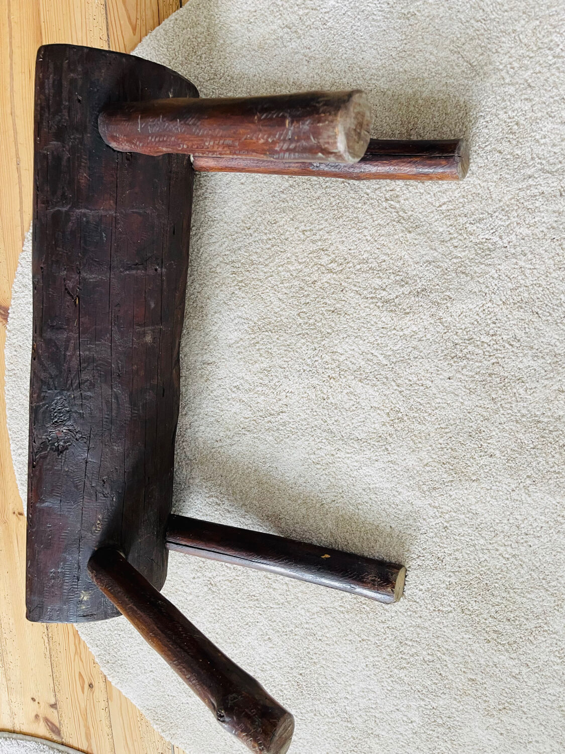 Brutalist bench 20th century