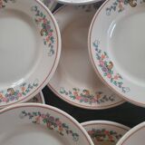 Set of 11 Saint-Clément plates, Félicie collection – 1960s