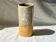 Vase - 20 cm - red stoneware - lunar white