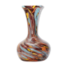 Vase soufflé multicolore